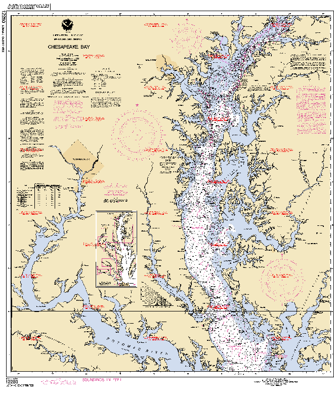 NOAA Chart 12280_1 Northern Chesapeake Bay