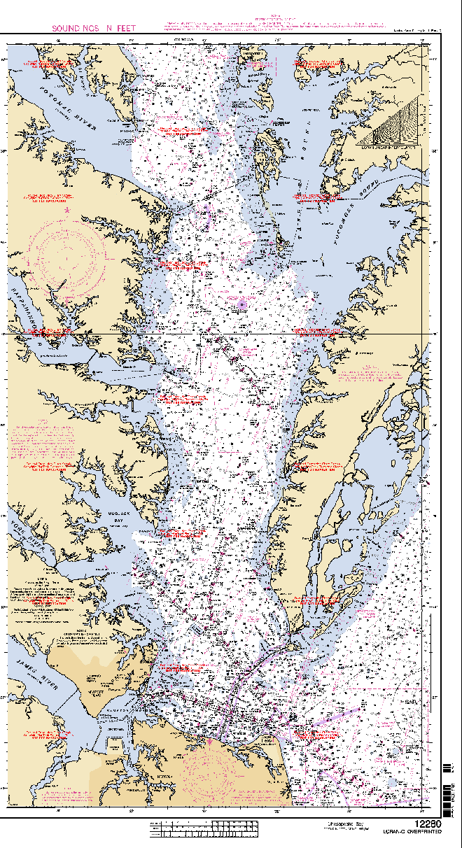 NOAA Chart 12280_2 Southern Chesapeake Bay